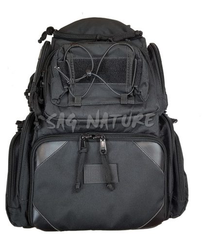 6201003 - ZAINO TACTICAL - 8 TASCHE ESTERNE - 2 COMPARTI INTERNI + 2 BORSE INTERNE 24X17X6 CM - COMPLETO DI TRACOLLE MIS. 42X47X26 CM - SAG NATURE