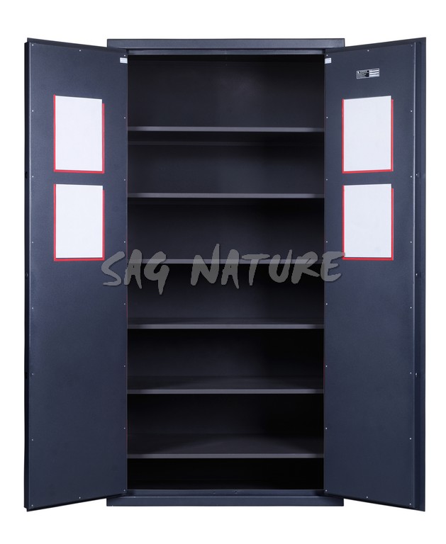 2301030 – CASSAFORTE MOD. GLS200K – 3 POSTI FUCILE – CM 130X20X26 – COL.  ANTRACITE – KG 18 – CHIAVE VDS1 – GRIFFON – SAG NATURE SHOP